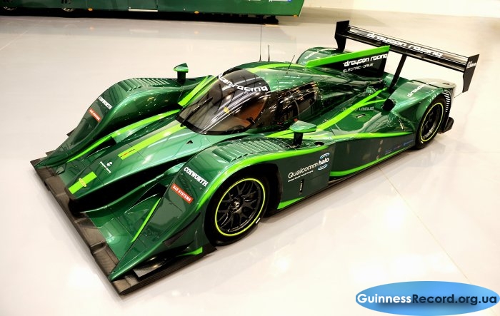 Электрокар Lola Drayson B12/69EV установил новый рекорд скорости